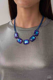 Emerald City Couture - Blue Necklace ❤️ Paparazzi