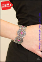 Empress-Ive Shimmer - Pink Bracelet ~ Paparazzi