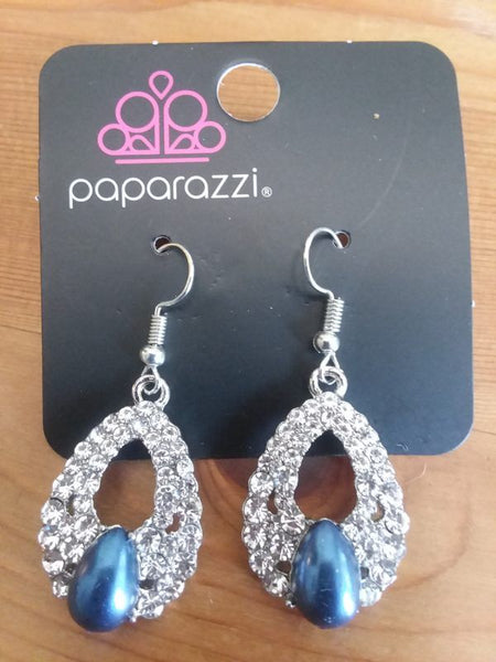 Share The Wealth - Blue Earrings ~ Paparazzi