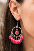 Flirty Flamboyance - Pink Earrings ~ Paparazzi Fashion Fix