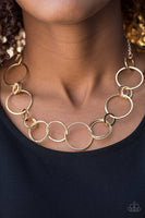 Follow The Ringleader - Gold Necklace ~ Paparazzi