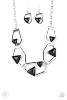 Geo-Ing Gone! - Silver Necklace ~ Paparazzi