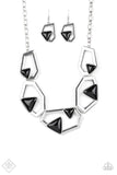 Geo-Ing Gone! - Silver Necklace ~ Paparazzi