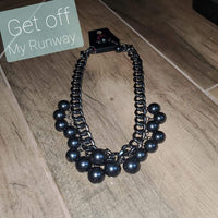 Get Off My Runway - Black Necklace ~ Paparazzi
