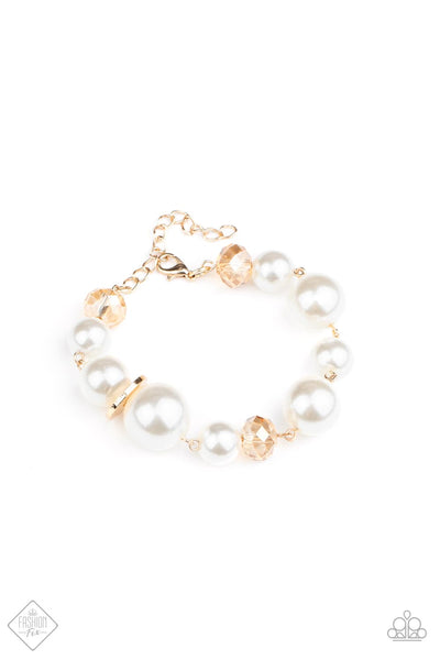 Glamour Gamble - Gold Bracelet Paparazzi Fashion Fix