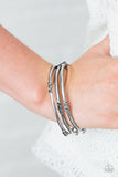 Glitter Is My Basic - Silver Bracelet ~ Paparazzi Bracelets