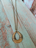 Glitz And Grind - Brass Necklace ~ Paparazzi Fashion Fix