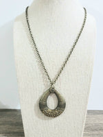 Glitz And Grind - Brass Necklace ~ Paparazzi Fashion Fix