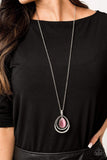 Glow And Tell - Pink Necklace ~ Paparazzi