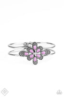 Go With The Florals - Purple Bracelet Paparazzi Fashion Fix