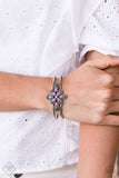 Go With The Florals - Purple Bracelet Paparazzi Fashion Fix