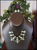 Goddess Glow - Green Necklace ~ Paparazzi