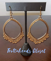 Heirloom Harmony - Gold Earrings ~ Paparazzi Fashion Fix