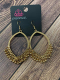 Heirloom Harmony - Gold Earrings ~ Paparazzi Fashion Fix