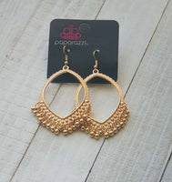 Heirloom Harmony - Gold Earrings ~ Paparazzi Fashion Fix