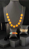 Hello Material Girl - Orange Necklace ~ Paparazzi Fashion Fix