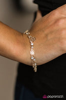 Hibiscus Breeze - Rose Gold Bracelet ~ Paparazzi Bracelets