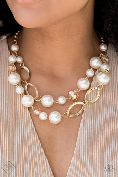 High Roller Status - Gold Necklace ~ Paparazzi Fashion Fix