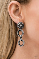 High Tech White Earrings ~ Paparazzi Fashion Fix