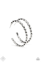 Hoop Hype - Silver Earrings ~ Paparazzi Fashion Fix