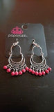 Hopelessly Houston - Pink Earrings ~ Paparazzi