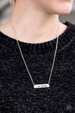 I Am Strong - Silver Necklace ~ Paparazzi