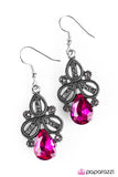 I Dream In Glitter - Pink Earrings ~ Paparazzi