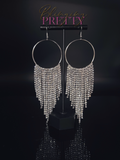 Streamlined Shimmer - White Earrings ❤️ Paparazzi
