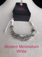 Modern Minimalism - White Bracelet ❤️ Paparazzi