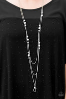Be In The Glow - White Lanyard ~ Paparazzi Necklace