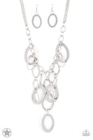 A Silver Spell - Necklace ~ Paparazzi Blockbusters