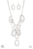 A Silver Spell - Necklace ~ Paparazzi Blockbusters