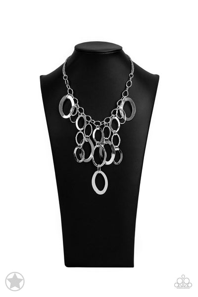 A Silver Spell - Necklace ~ Paparazzi Blockbusters
