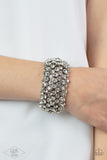 Playing With Fire - White Zi Bracelet ~ Paparazzi Life Of The Party