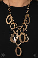 A Golden Spell - Gold Necklace ~ Paparazzi Blockbusters