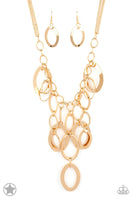 A Golden Spell - Gold Necklace ~ Paparazzi Blockbusters