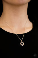 Always Kiss Me Goodnight - Rose Gold Necklace ~ Paparazzi