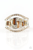 Treasure Chest Charm - Brown Ring ~ Paparazzi