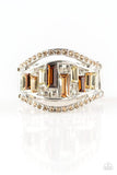 Treasure Chest Charm - Brown Ring ~ Paparazzi