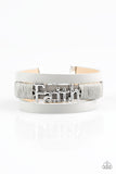 An Act Of Faith - Silver Bracelet ~ Paparazzi Inspirational