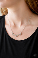 Another Love Story - Silver Necklace ~ Paparazzi