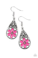 Countryside Cottage - Pink Earrings ~ Paparazzi