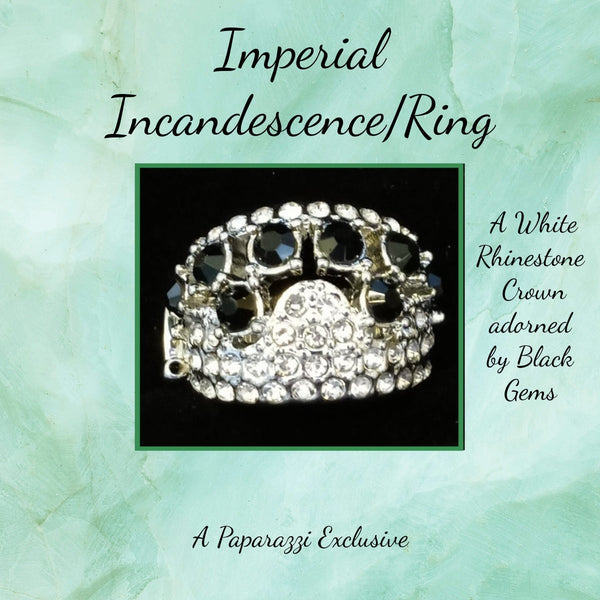 Imperial Incandescense - Black Ring ~ Paparazzi Fashion Fix