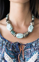 In Good Glazes - Blue Necklace ~ Paparazzi