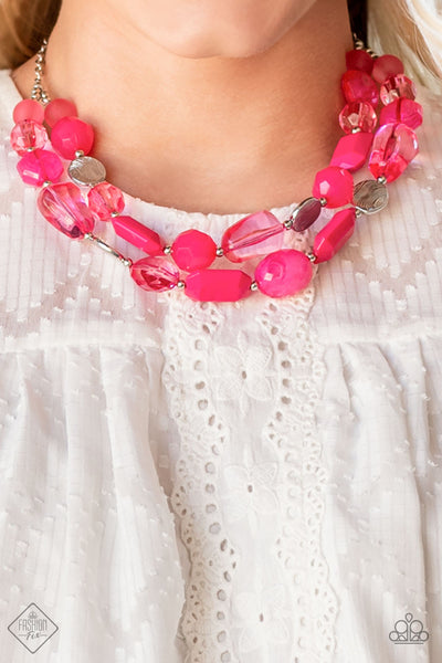 Oceanic Opulence - Pink Necklace ~ Paparazzi Fashion Fix
