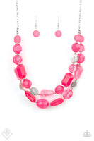 Oceanic Opulence - Pink Necklace ~ Paparazzi Fashion Fix