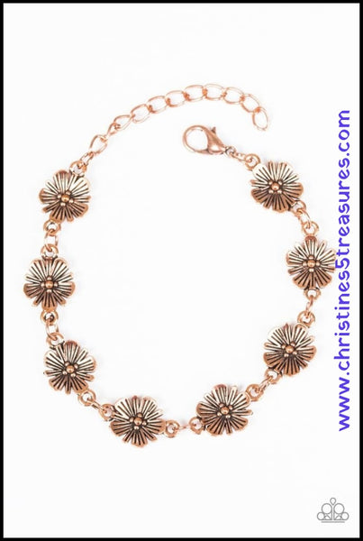 Poppy Posh - Copper Bracelet ~ Paparazzi