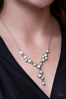 Five - Star Starlet White Necklace ~ Paparazzi