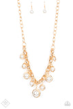 Revolving Refinement - Gold Necklace Paparazzi Fashion Fix