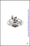 Rhinestone Stunner - Silver Ring ~ Paparazzi